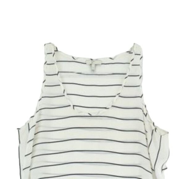 Joie Nautical Striped Silk Tank Top - Picture 2 of 4